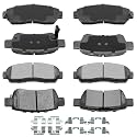 AUTOMUTO 8PCS Front &amp; Rear Ceramic Disc Brake Pads Set D1088 D1089