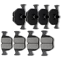 AUTOMUTO 8PCS Front &amp; Rear Ceramic Disc Brake Pads Set D683 D681