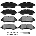 AUTOMUTO 8PCS Front Rear Metal Brake Pads D1774 D1775 For Ford For Transit