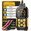 AUTOOL 12V/24V Car Battery Tester, Automotive Load Tester 30-2000 CCA, Cranking &amp; Charging System Test, Digital Alternator Diagnostic Tool for Car Truck Motorcycle ATV Boat &amp; More - BT460