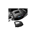 Autorder Center Console Cover for 2014-2021 Toyota Tundra Accessories Armrest Cushion Cover Leather Middle Console Pad with Pockets Storage Bag Anti-Scratch Armrest Pad for Pet