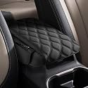 Autorder Center Console Cover for 2020-2026 Subaru Outback Accessories Armrest Cushion Cover Leather Middle Console Pad with Pockets Storage Bag Anti-Scratch Armrest Pad for Pet