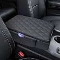 Autorder Center Console Cover for 2023-2026 Honda Pilot, 2024-2026 Ridgeline/Passport Accessories Armrest Cushion Cover Leather Middle Console Pad with Pockets Storage Bag Anti-Scratch