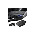 Autorder Center Console Cover for Toyota Highlander 2020-2026 Accessories Armrest Cushion Cover Leather Middle Console Pad with Pockets Storage Bag Anti-Scratch Armrest Pad for Pet