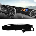 Autorder Dashboard Cover Mat for 2000-2006 Toyota Tundra &amp; 2001-2007 Toyota Sequoia Accessories Dash Cover Upgrade Velvet Dash Mat Sunshade Glare UV Rays Protector