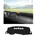 Autorder Dashboard Cover Mat for 2007-2013 Chevy Chevrolet Silverado/GMC Sierra/Avalanche, 2007-2014 GMC Yukon/Chevrolet Tahoe/Suburban with 2 Glove Boxes Accessories Dash Cover Flannel Dash Mat