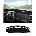 Autorder Dashboard Cover Mat for 2009 2010-2018 Dodge Ram 1500 2500 3500 Accessories Dash Cover Flannel Dash Mat Sunshade Glare UV Rays Protector (Without Hud)