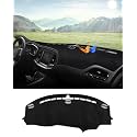 Autorder Dashboard Cover Mat for 2015-2024 Dodge Challenger Accessories Dash Cover Flannel Dash Mat Sunshade Glare UV Rays Protector