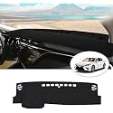 Autorder Dashboard Cover Mat for 2018-2022 2023 2024 Toyota Camry Accessories Dash Cover Flannel Dash Mat Sunshade Glare UV Rays Protector (Without HUD)