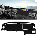 Autorder Dashboard Cover Mat for Honda Civic 1996-2000 Accessories Dash Cover Upgrade Velvet Dash Mat Sunshade Glare UV Rays Protector