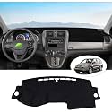 Autorder Dashboard Cover Mat for Honda CRV 2007-2011 Accessories Dash Cover Flannel Dash Mat Sunshade Glare UV Rays Protector (Without HUD)