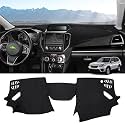 Autorder Dashboard Cover Mat for Subaru Forester 2019-2024 Accessories Dash Cover Flannel Dash Mat Sunshade Glare UV Rays Protector
