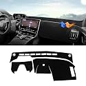 Autorder Dashboard Cover Mat for Toyota bZ4X /Subaru Solterra 2023 2024 2025 Accessories Dash Cover Upgrade Velvet Dash Mat Sunshade Glare UV Rays Protector