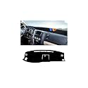 Autorder Dashboard Cover Mat for Toyota Tundra 2007-2013 / Toyota Sequoia 2008-2017 Accessories Dash Cover Upgrade Flannel Dash Mat Sunshade Glare UV Rays Protector