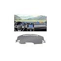 Autorder Gray Dashboard Cover Mat for Honda Civic 2016-2021 Accessories Dash Cover Upgrade Polyester Dash Mat Sunshade Glare UV Rays Protector (Not Fit 2022 Civic)