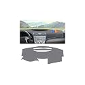 Autorder Gray Dashboard Cover Mat for Toyota Camry 2007-2011 (Without Speaker Holes) Accessories Dash Cover Upgrade Polyester Dash Mat Sunshade Glare UV Rays Protector