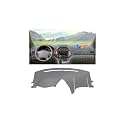 Autorder Gray Dashboard Cover Mat for Toyota Sienna 2004-2010 Accessories Dash Cover Upgrade Polyester Dash Mat Sunshade Glare UV Rays Protector