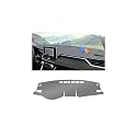 Autorder Gray Dashboard Cover Mat for Toyota RAV4 2019-2025 Accessories Dash Cover Upgrade Polyester Dash Mat Sunshade Glare UV Rays Protector