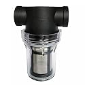 AutoRocking 3/4" Female NPT in-Line Strainer, Garden Hose Sediment Filter, with 100 Mesh Stainless Steel Filter Screen, Fits for RV Water Tank Pressure Washer Outdoor Hose