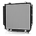 AUTOSAVER88 Radiator Compatible with Jeep Wrangler TJ 2.4L 2.5L 4.0L 4.2L V4 V6 ATRD1010