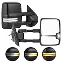 AUTOSAVER88 Switchback Tow Mirror for 2007-2014 Chevy Silverado GMC Sierra