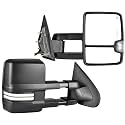 AUTOSAVER88 Switchback Tow Mirrors for 2014-2018 Chevy Silverado GMC Sierra