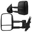AUTOSAVER88 Power Heated Tow Mirror for 07-13 Chevy Silverado GMC Sierra