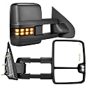 AUTOSAVER88 Towing Mirrors Compatible with 2014-2018 Silverado Sierra