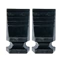 AutoSolo Replacement Wheel Chocks for Wheel Alignment Turn Plates (Set of 2) - Durable Materials for Auto Shops, Garages, and Personal Use