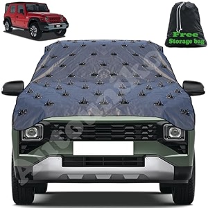 complete protection spike car cover for mahindra thar protection from street dogsmonkeys amp pets also compatible with all hatchbacksedansuvs 134 fit universal size