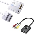 AUTOUTLET Wii to HDMI Converter with RCA to HDMI Converter
