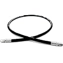 Autovo Hydraulic Hose Swivel Assembly 3/8" Hydraulic Hose with Female JIC X Female JIC 48" Long 4785 psi Black