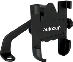 autozap universal bike holder version 20 metal body 360 rotating mirror for motorcycle bike mobile holder