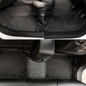 premium 7d car floor mat for merc benz gl  black