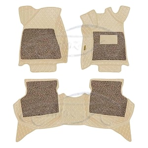 premium 7d car floor mat for merc benz gle  beige