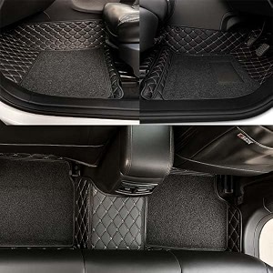 luxury 7d car floor for maruti suzuki swift 2018  black