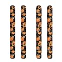 Autumn Pumpkin Refrigerator Door Handle Covers-4pcs