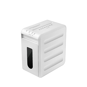 autumn8 - cc13-7 sheets microcut shredder shreds paper cd credit card and staples into 2 x 9 mm unreadable particles with 15l bin white