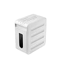 Autumn8 - CC13-7 Sheets Microcut Shredder Shreds Paper, CD, Credit Card and Staples into 2 x 9 mm Unreadable Particles with 15L Bin (White)