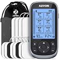 AUVON 3-in-1 TENS Unit Muscle Stimulator, 40 Levels for Gradual Pain Relief
