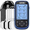 AUVON 3-in-1 TENS Unit Muscle Stimulator, 40 Levels for Gradual Pain Relief