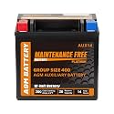 Autocessking AUX14 BCI Group 400 AGM Auxiliary Battery, 12V 14Ah, 200 CCA, 20 RC Rechargeable