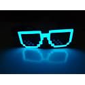 AUXA Led Pixel Glasses Led Party Goggles Eyewear Glasses Wireless Battery Operated Neon Tube Led Eyewear Party Glasses for Adults 1pc