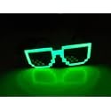 AUXA Led Pixel Glasses Led Party Goggles Eyewear Glasses Wireless Battery Operated Neon Tube Led Eyewear Party Glasses for Adults 1pc