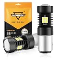 Auxbeam 1157 LED Bulb White, 300% Brighter 1157A 2057 2357 Bulbs with Projector for Backup Reverse Lights DRL Parking Lights (Need Resistors for Brake or Turn Signal Light Use)