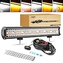 Auxbeam 20 Inch 420W LED Light Bar 6 Modes Series Off-Road Driving Light