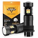 Auxbeam 3157 LED Bulbs 3157 3457 4157 Switchback Dual Color Bulbs 300% Brighter White and Amber Bulb for DRL Turn Signal Lights Parking Lights, Need Resistors to Avoid Possible Hyper Flash