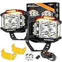 Auxbeam V-MAX Series 4'' 92W Cube LED Pod 270° Side Shooter Offroad Light