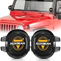 Auxbeam 4 in P4 Series LED Pod Cover, 2PCS Black Round PC Protective Covers
