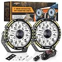 Auxbeam 7 Inch Round Offroad Light, 360-PRO Series LED Driving Lights
